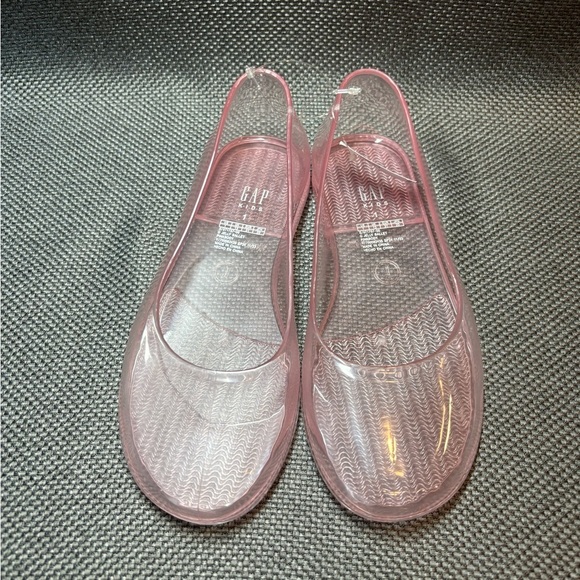 GAP KIDS pink ballet flat jelly shoe slip on flat dress play shoes. NWT. Size 13 - Picture 2 of 15